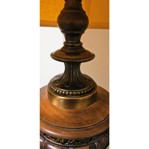 MCM Retro Country Cabin FarmHouse South Western Ranch Style Swag Table Lamp - Picture 5 of 8